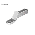 Zinc plated ball mount with 2" drop